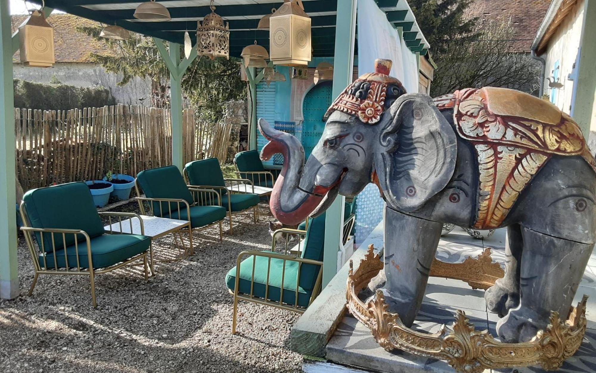 'La Menagerie' Bed & Breakfast Chateauvieux  Bagian luar foto